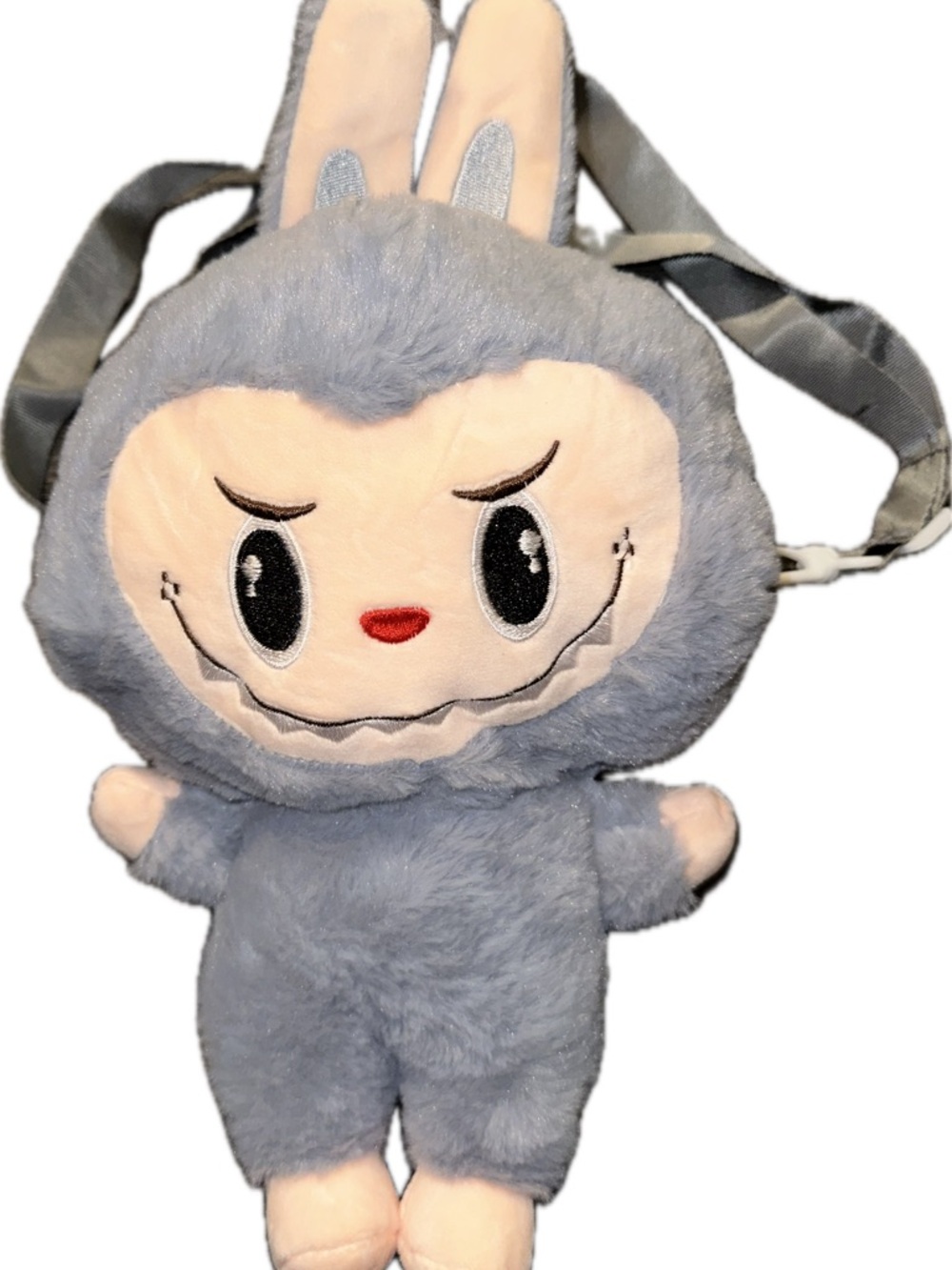 Unbranded Labubu type plush character Crossbody bag